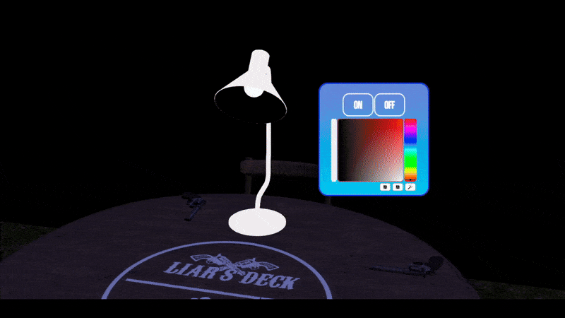 Configuring a picker: choose the target, link names and faces it controls.