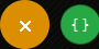 The tools button expands to show the variables button.